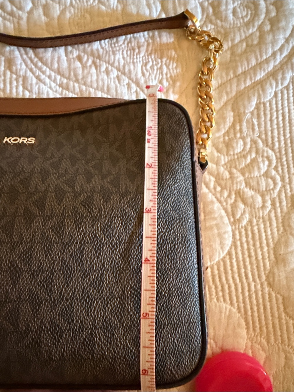 Michael Kors Brown and Gold Logo bag - Picture 12 of 13